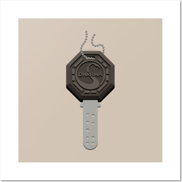 Dharma Key Wall Art by dudsbessa